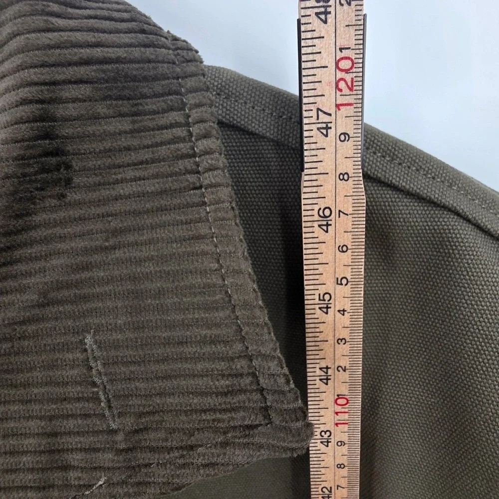 HONOR THE GIFT TRENCH COAT MENS LARGE ARMY GREEN OLIVE CANVAS CHORE STREETWEAR